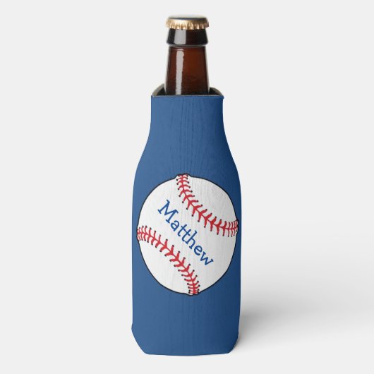 Glacière de la bouteille de baseball patriotique (Bottle Devant)