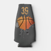 Glacière de la bouteille de basket-ball tordu (Devant)