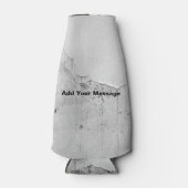 Glacière de la bouteille de texture de cendre blan (Devant)