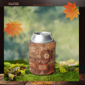 Glacière de monogramme Brown Abstrait moderne