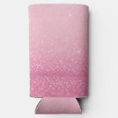 Glacière de Parties scintillant rose avec initiale (Verso)