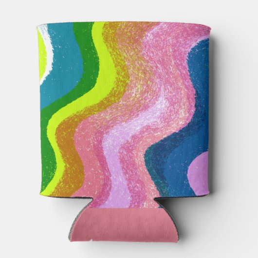 Glacière des vagues colorées (Dos)