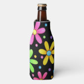 glacière floral de couleur amusante (Bottle Devant)