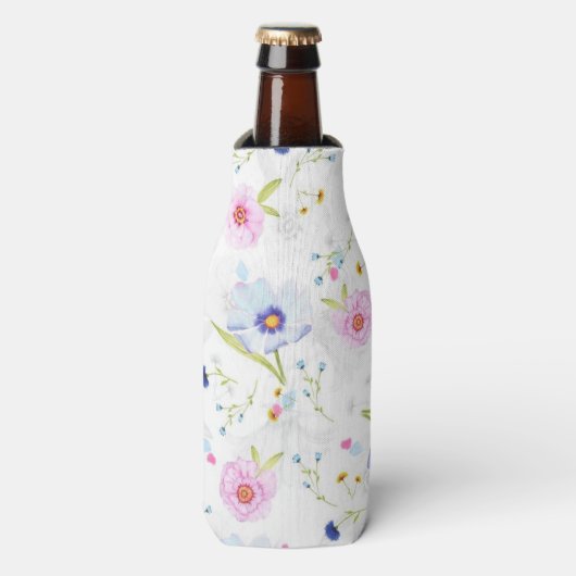 Glacière Motif de bouteille de fleurs (Bottle Devant)