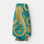 Glacière Octopus Turquoise Gold Bottle (Devant)
