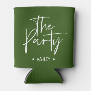 Glacière personnalisée verte « The Party » pour ca