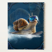 Glacière que le reste, l'escargot de snowboard. (Dos)