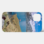 Glaciers and sailing yacht in background Case-Mate iPhone case (Achterkant (horizontaal))