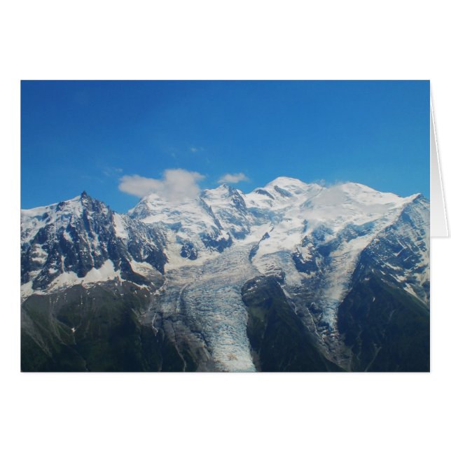 Glaciers sur le Mont Blanc (Devant horizontal)