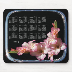 Glad Calendar omlijst ~ mousepad Muismat
