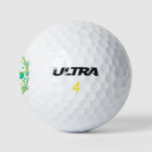 Glad midsommar golfballen (Logo)