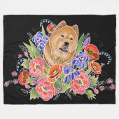 GLAD TUINPAD - Fleece Deken 3 maten (Voorkant (Horizontaal))