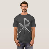 Gladde 3D Liefde Rune T-shirt (Voorkant volledig)