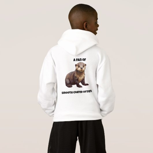 Gladde gecoate otter pup (Achterkant volledig)