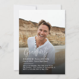 Gladde nota afstuderen partij uitnodiging