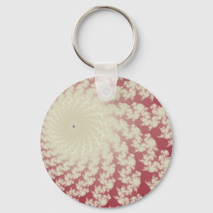 Gladde Rode Draaikolk Sleutelhanger