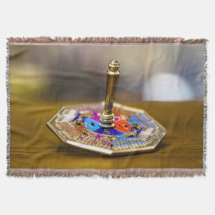 GladdeJoe Hanukkah-driedelcadeau achthoekige basis Deken