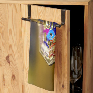 GladdeJoe Hanukkah-driedelcadeau achthoekige basis Theedoek