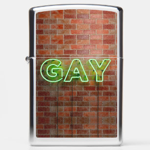GladdeJoe verlichte gay neon reclamebord heldere l