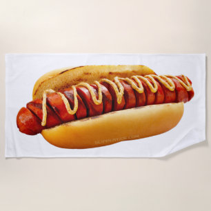 GladdeJoe's Hotdog mosterd gesneden vlees broodje Strandlaken