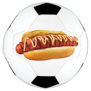 GladdeJoe's Hotdog mosterd gesneden vlees broodje Voetbal