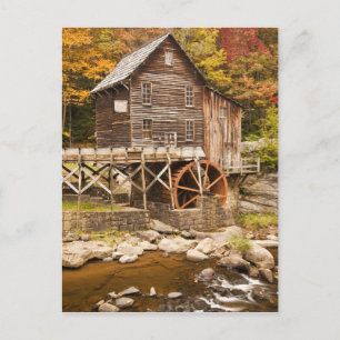 Glade Creek Grist Mill, Babcock State Park, 2 Briefkaart