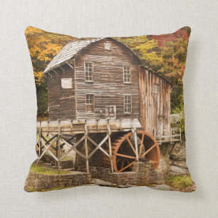 Glade Creek Grist Mill, Babcock State Park, 2 Kussen