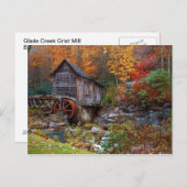 Glade Creek Grist Mill Briefkaart (Voorkant / Achterkant)