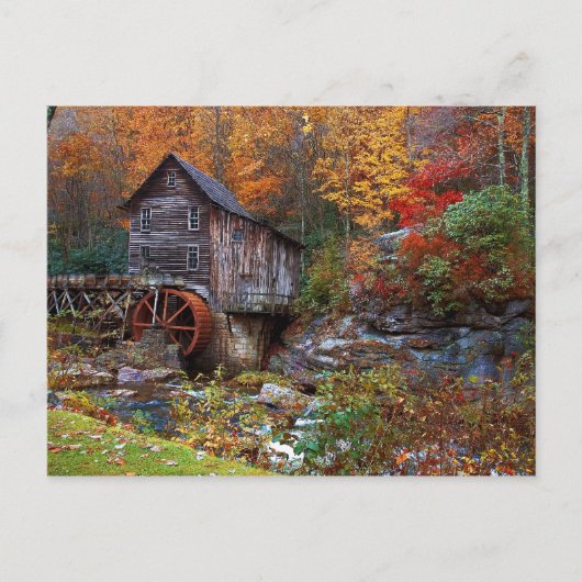 Glade Creek Grist Mill Briefkaart (Voorkant)