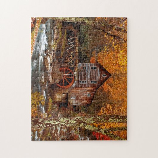 Glade Creek Grist Mill Legpuzzel (Verticaal)