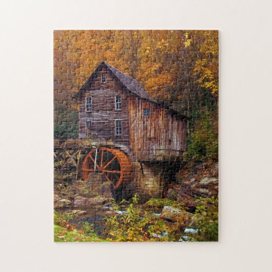 Glade Creek Grist Mill Legpuzzel (Verticaal)