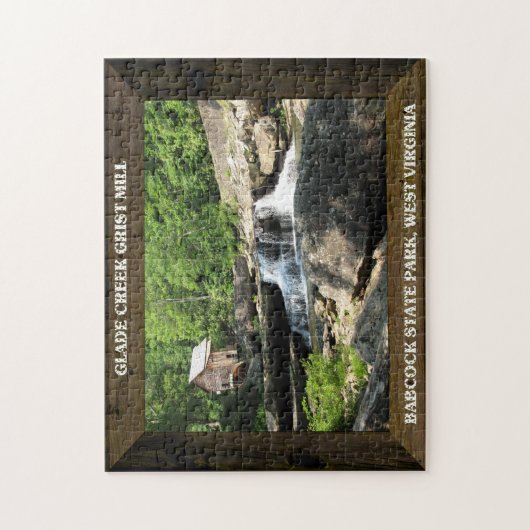 GLADE CREEK GRIST MILL-PUZZLE LEGPUZZEL (Verticaal)