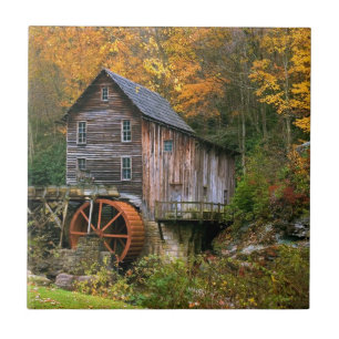 Glade Creek Grist Mill Tegeltje