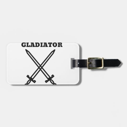 Gladiator Bagagelabel (Voorkant horizontaal)
