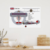 Gladiator Mk I 72 Squadron Poster (Keuken)