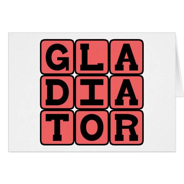 Gladiator, Vuurloze Vuurwerkster (Voorkant Horizontaal)