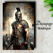 Gladiator Warrior Decoupage Tissuepapier