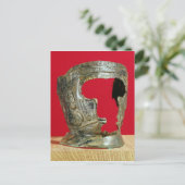 Gladiatormasker van Gallo-Roman Briefkaart (Staand voorkant)