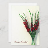 Gladiola Kaart (Voorkant / Achterkant)