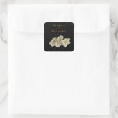 Gladiolas Bookplate Vierkante Sticker (Tas)