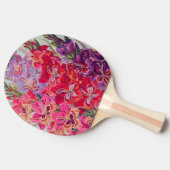 Gladiolen in bloei tafeltennisbatje (Zijkant)