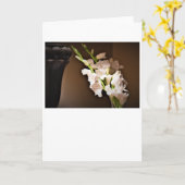 Gladioli, carte (Fleur jaune)