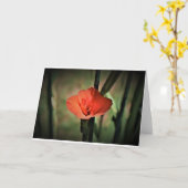Gladioli, carte (Fleur jaune)