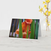 Gladioli, carte (Fleur jaune)
