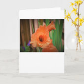 Gladioli, kaart (Gele Bloem)