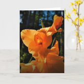 Gladioli, kaart (Gele Bloem)