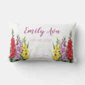 Gladiolus August Birth Month Flower Kussen (Voorkant)