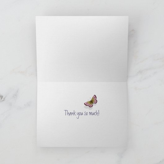 Gladiolus Border Dank u Kaart (Binnen)