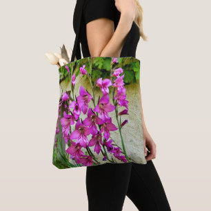Gladiolus byzantin sur tout le sac d'impression