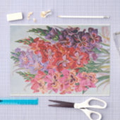Gladiolus Colour  Floral Weefpapier Tissuepapier (Craft)